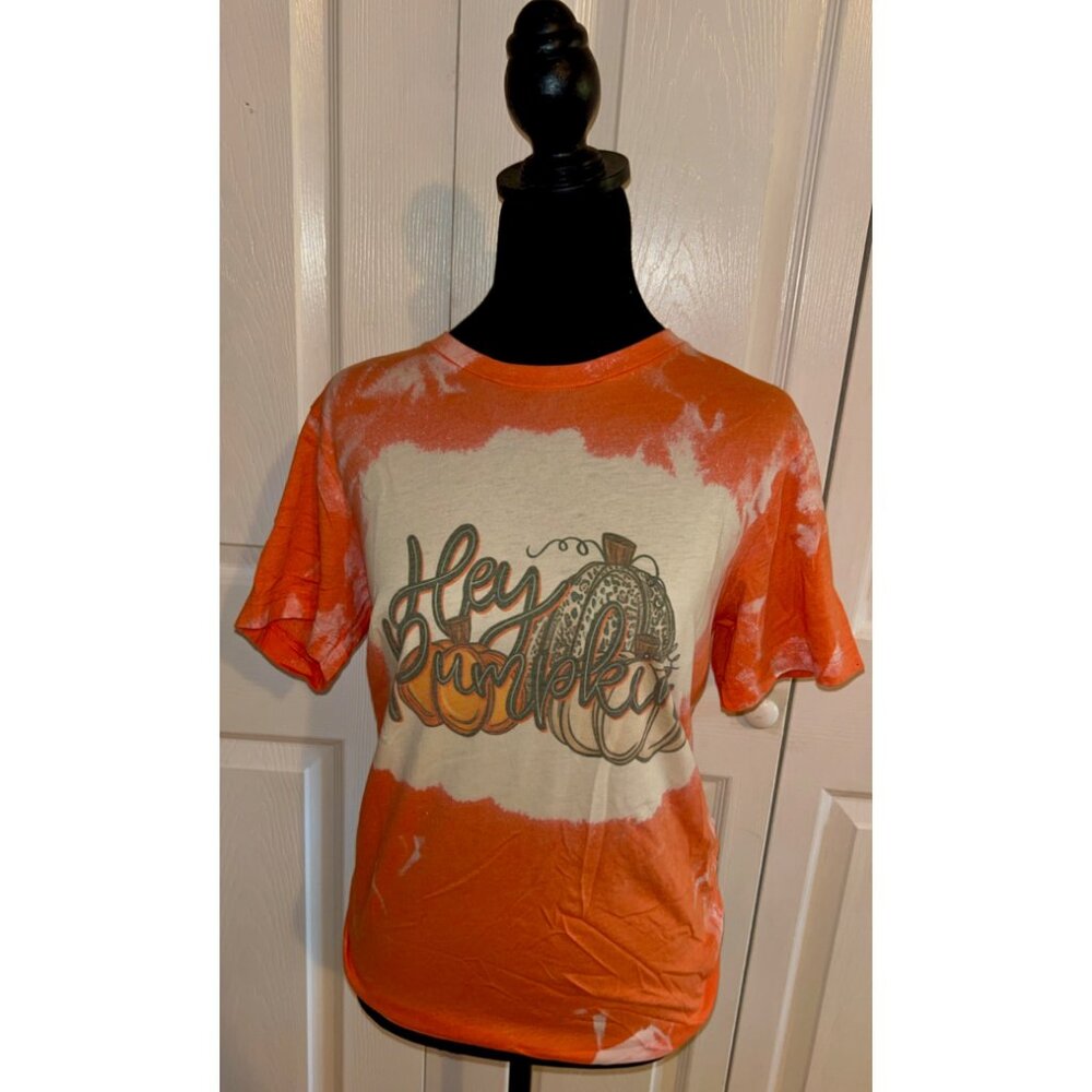 Hey Pumpkin Bleached Tee